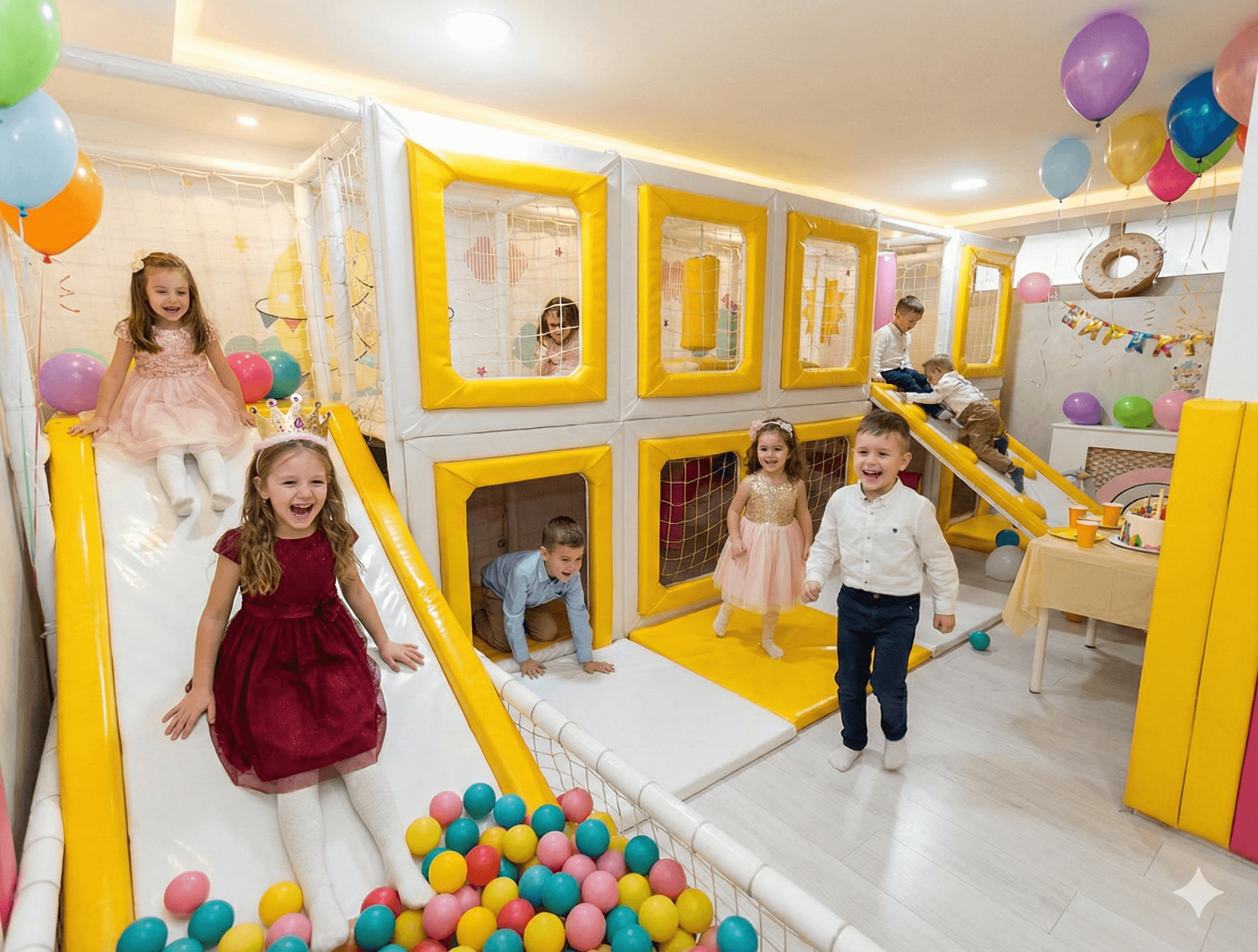 Šta uključuje all-inclusive rodjendan u Novom Sadu - kompletan paket sa hranom, tortom, animatorima i svim aktivnostima u rodjendaonici Jabadabadoo